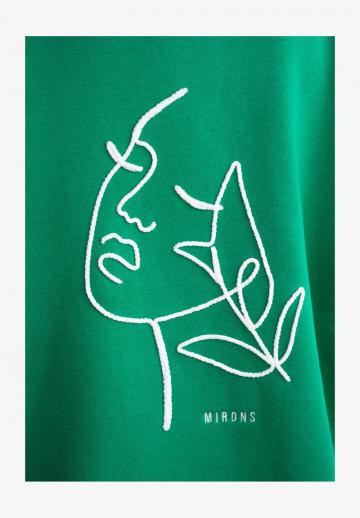 Пуловер с капюшоном