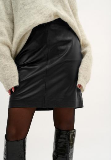 Кожаная юбка
