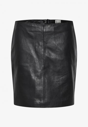 Кожаная юбка