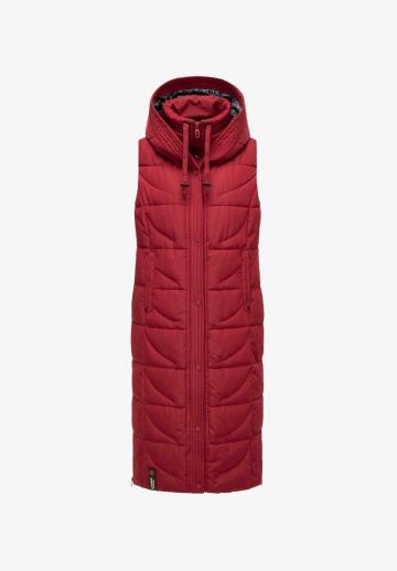 Длинный жилет