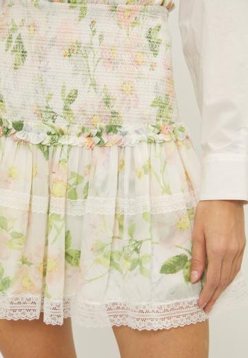 Юбка с воланами