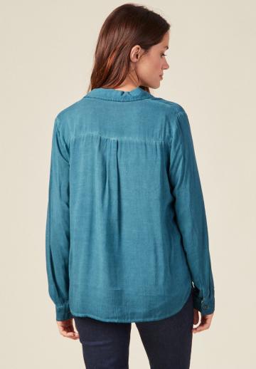 Джинсовая блузка