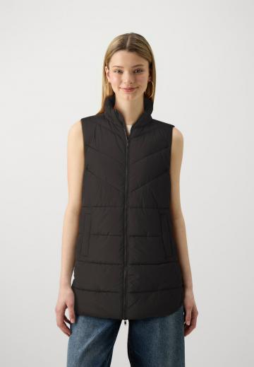 Длинный жилет