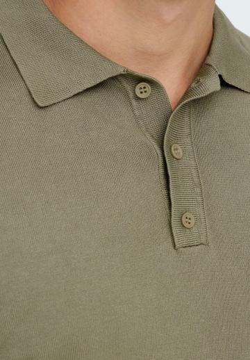 Поло с длинным рукавом