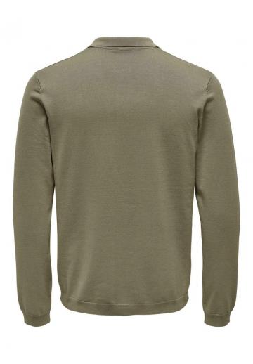 Поло с длинным рукавом