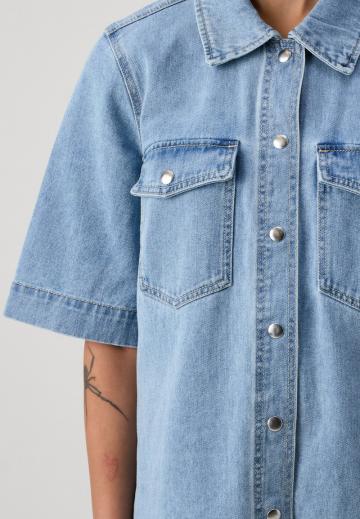 Джинсовое платье