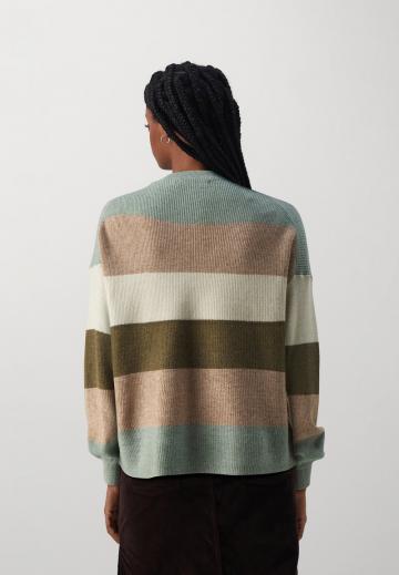 Пуловер в полоску