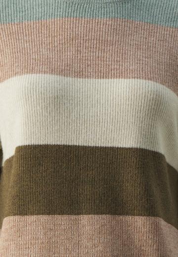 Пуловер в полоску