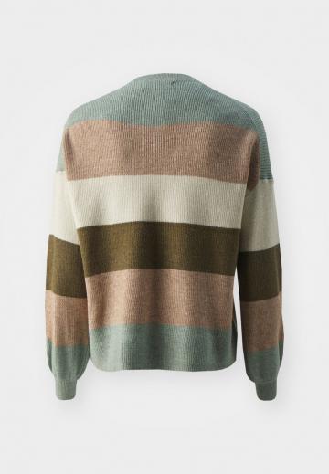 Пуловер в полоску
