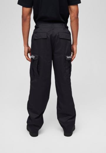 Брюки с накладными карманами