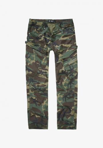 Брюки с накладными карманами