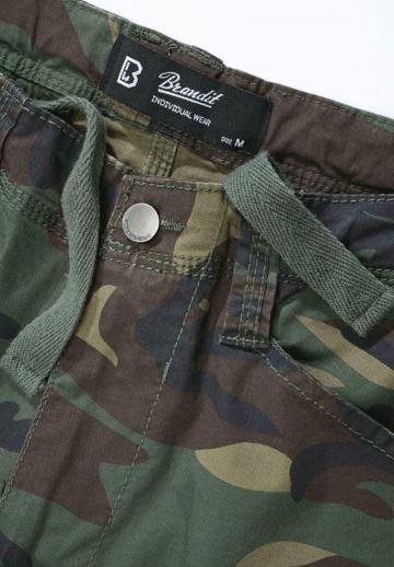 Брюки с накладными карманами