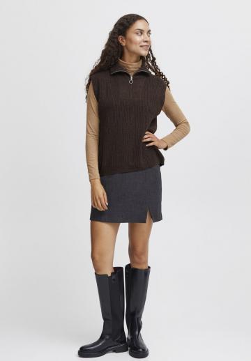 Пуловер с коротким рукавом