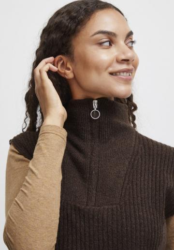 Пуловер с коротким рукавом