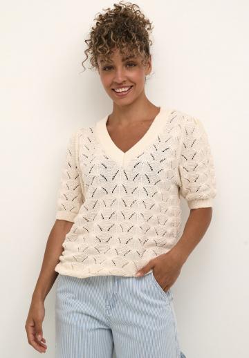 Пуловер с коротким рукавом