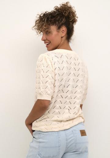 Пуловер с коротким рукавом