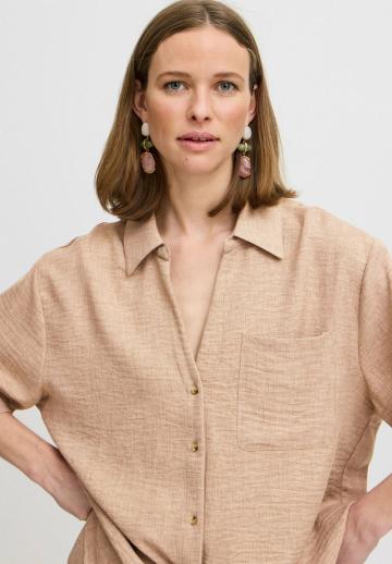 Джинсовая блузка