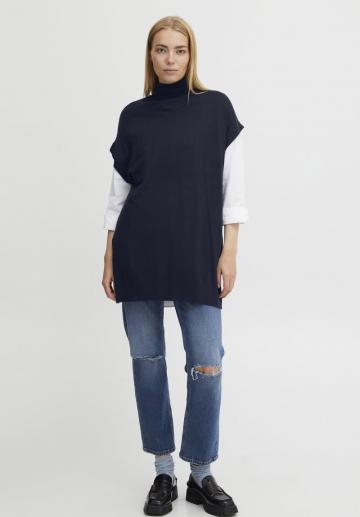 Пуловер с коротким рукавом