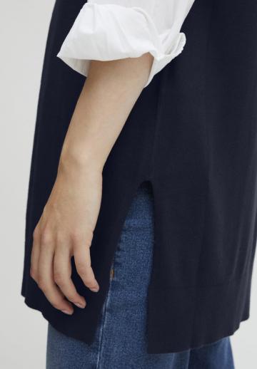 Пуловер с коротким рукавом