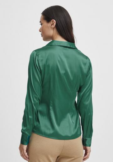 Атласная блузка