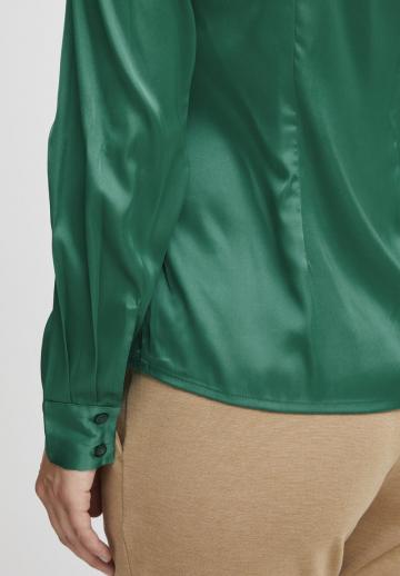 Атласная блузка