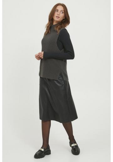 Пуловер без рукавов