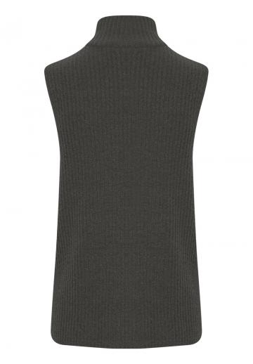 Пуловер без рукавов