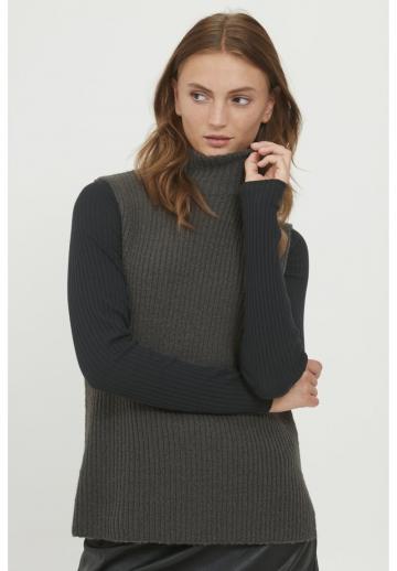 Пуловер без рукавов