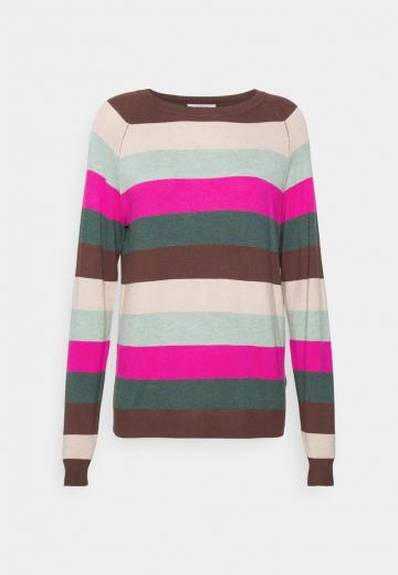 Пуловер в полоску