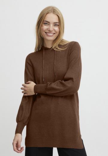 Пуловер с капюшоном