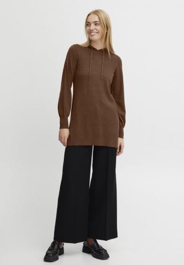 Пуловер с капюшоном