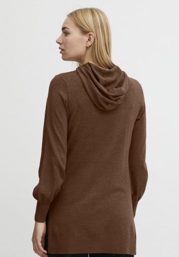 Пуловер с капюшоном