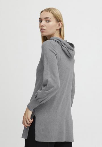 Пуловер с капюшоном