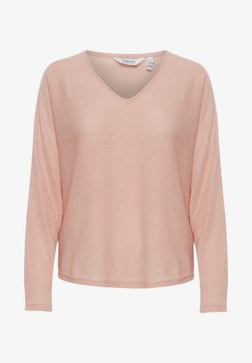 Пуловер с вырезом V