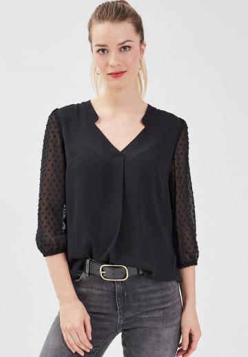 Майка с рукавом три четверти