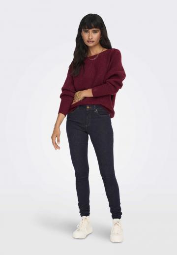 Пуловер с рукавом три четверти