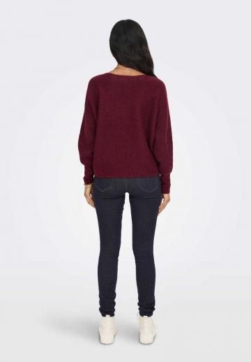 Пуловер с рукавом три четверти