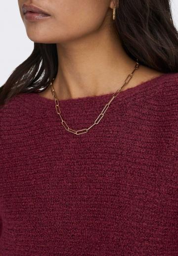 Пуловер с рукавом три четверти