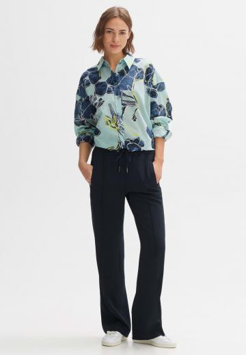 Атласная блузка