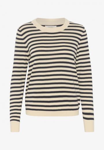 Пуловер в полоску