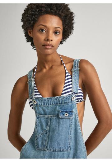 Джинсовый комбинезон