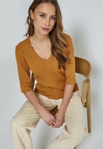 Майка с рукавом три четверти