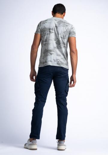 Брюки с накладными карманами