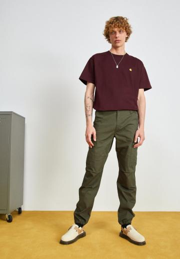 Брюки с накладными карманами