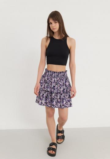 Юбка с воланами