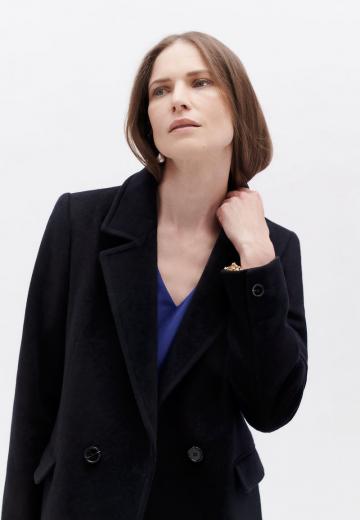 Шерстяное пальто