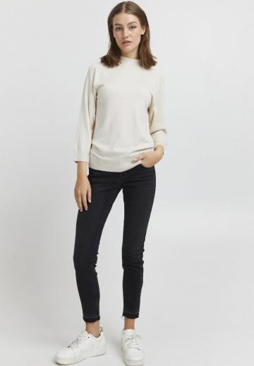 Пуловер с рукавом три четверти