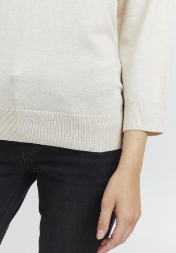 Пуловер с рукавом три четверти