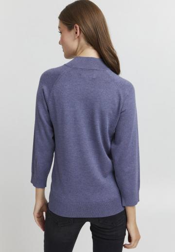 Пуловер с рукавом три четверти