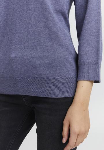 Пуловер с рукавом три четверти